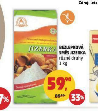 Bezlepková směs jizerka