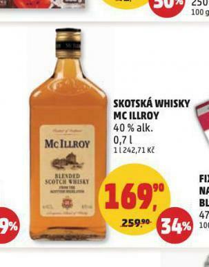 Penny Market Skotská whisky mc illroy nabídka