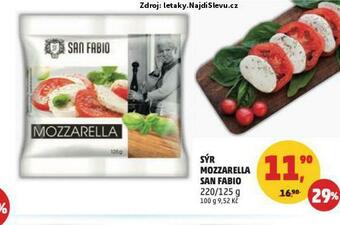 Penny Market Sýr mozzarella san fabio nabídka