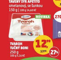 Penny Market Tvaroh tučný nabídka