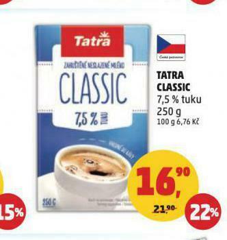 Penny Market Tatra classic nabídka