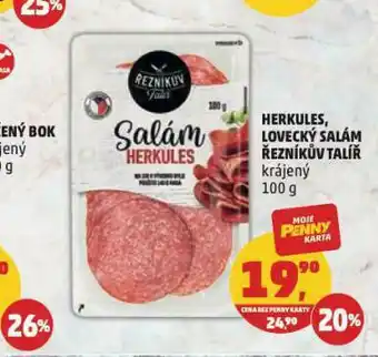 Penny Market Herkules, lovecký salám nabídka