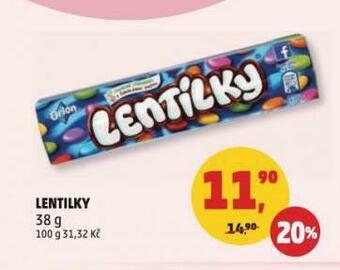 Penny Market Lentilky nabídka