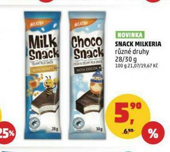 Penny Market Snack milkeria nabídka