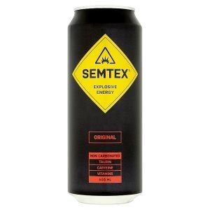 Semtex explosive energy 500ml, vybrané druhy