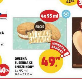 Penny Market Ovesná sušenka se zmrzlinou nabídka