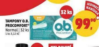 Penny Market O.b. tampony nabídka