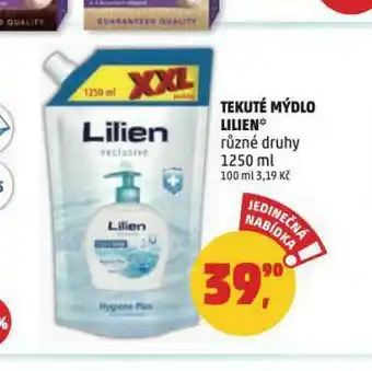 Penny Market Lilien tekuté mýdlo nabídka