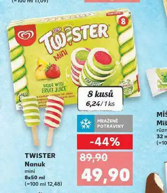 Kaufland Twister nanuk nabídka