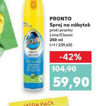 Kaufland Pronto sprej na nábytek nabídka