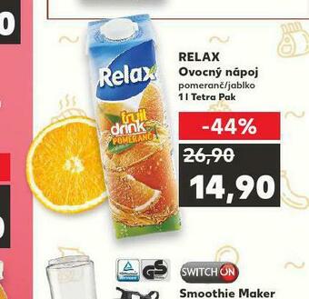 Kaufland Relax ovocný nápoj nabídka