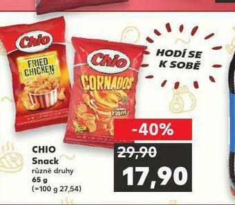 Kaufland Chio snack nabídka