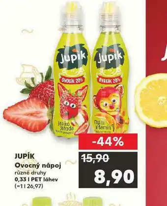 Kaufland Jupík ovocný nápoj nabídka