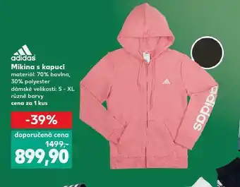 Kaufland Mikina s kapucí adidas nabídka