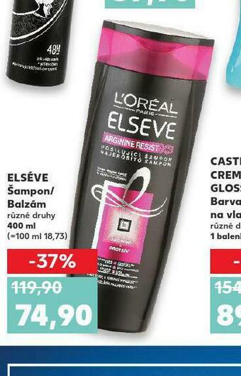 Kaufland Loreal elseve šampon, balzám nabídka