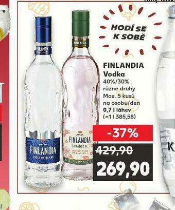 Kaufland Finlandia vodka nabídka
