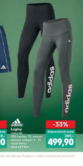 Kaufland Legíny adidas nabídka