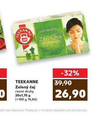 Kaufland Teekanne zelený čaj nabídka