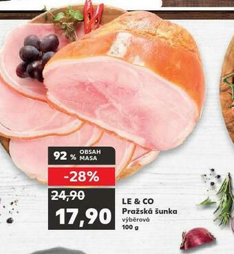 Kaufland Pražská šunka nabídka