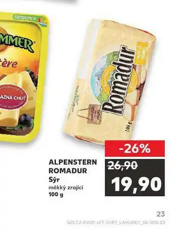 Alpensterb romadur sýr
