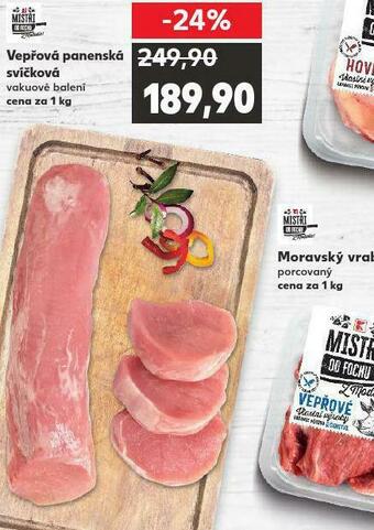 Kaufland Vepřová panenská svíčková nabídka