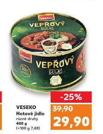 Veseko hotové jídlo