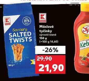 Kaufland Máslové tyčinky nabídka