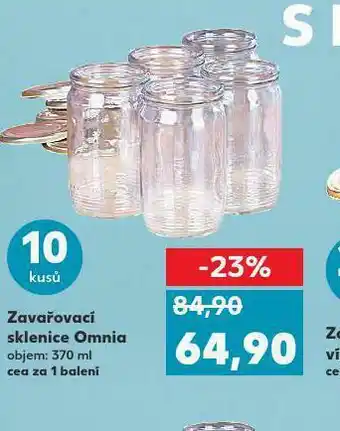 Kaufland Zavařovací sklenice omnia nabídka