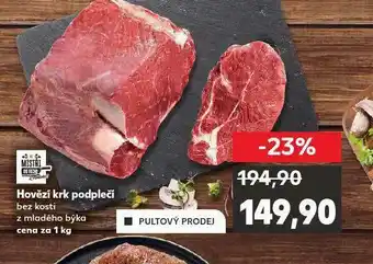 Kaufland Hovězí krk podlplečí nabídka