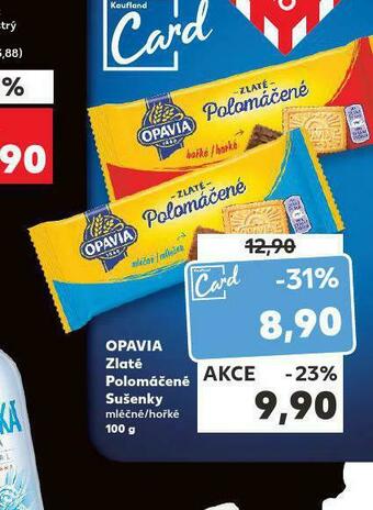 Kaufland Opavia zlaté polomáčené nabídka
