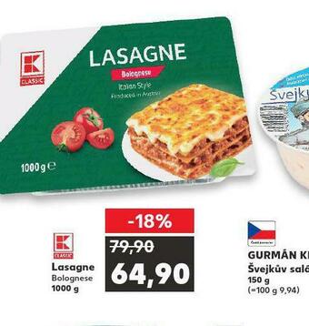 Kaufland Lasagne bolognese nabídka