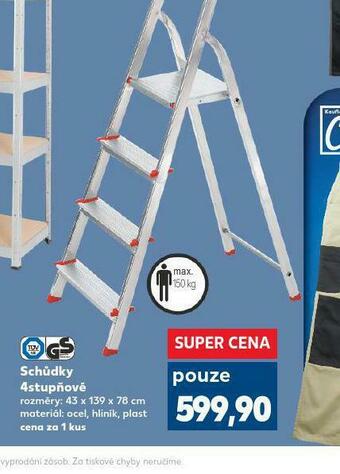 Kaufland Schůdky 4stupňové nabídka