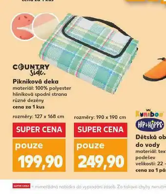 Kaufland Pikniková deka 190 x 190 cm nabídka