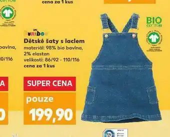 Kaufland Dětské šaty s laclem nabídka