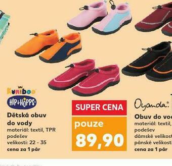 Kaufland Dětská obuv do vody nabídka