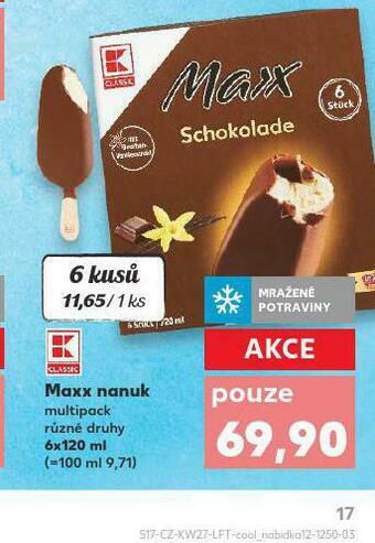 Kaufland Maxx nanuk nabídka