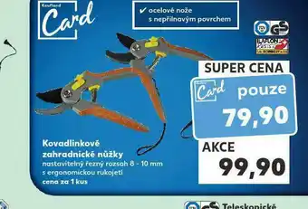Kaufland Kovadlinkové zahradní nůžky nabídka