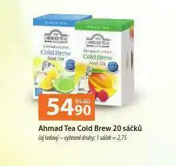 Terno Ahmad tea cold brew nabídka