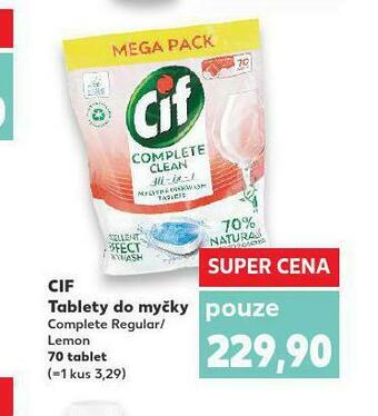 Kaufland Cif tablety do myčky nabídka