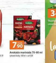 Terno Avokáda marináda nabídka