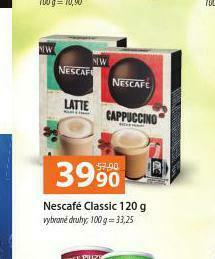 Terno Nescafé classic nabídka