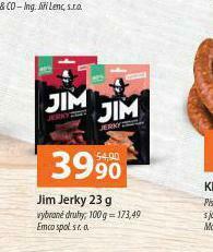 Terno Jim jerky nabídka