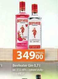 Terno Beefeater gin nabídka