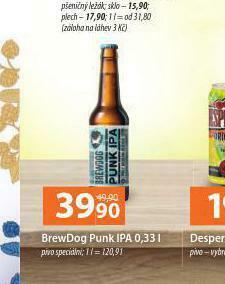 Terno Brewdog punk ipa nabídka