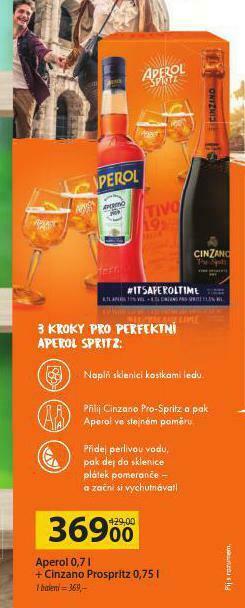 Terno Aperol nabídka