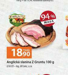 Terno Anglická slanina nabídka