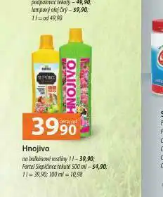 Hnojivo na balkonové rostliny