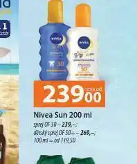 Terno Nivea sun sprej nabídka