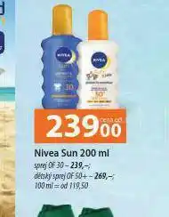 Terno Nivea sun dětský sprej nabídka