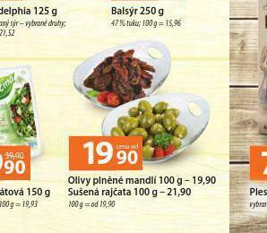 Terno Olivy plněné mandlí nabídka